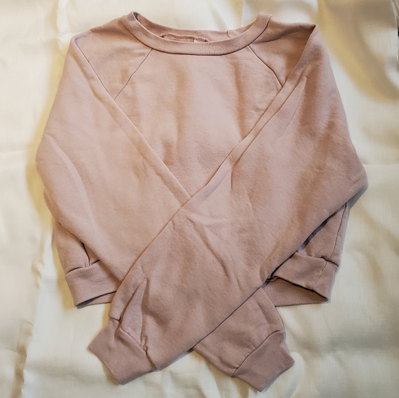 2/$25 American Apparel Cropped Sweatshirt in Pink - Picture 1 of 2
